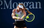 Despina Papamichail in action at the 2023 US Open (Picture: Getty)